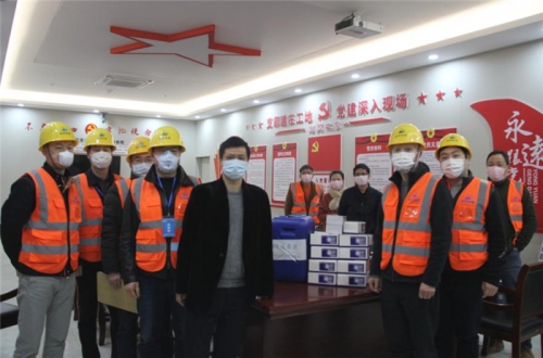 【防疫复工两手抓】尊龙凯时官方网站集团所属杭安公司领导赴之江实验室一期工程—园区工程（西区）机电安装项目部调研检查疫情防控和复工工作