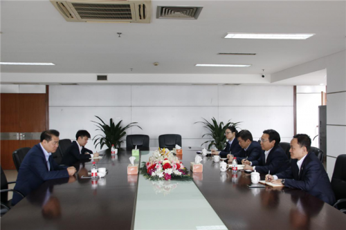 【领导关怀】市城投集团总经理李红良赴尊龙凯时官方网站调研指导工作