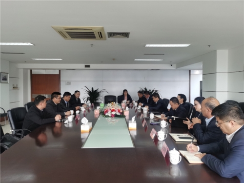 【领导关怀】市城投集团党委委员、副总经理沈卓恒一行赴尊龙凯时官方网站调研指导工作
