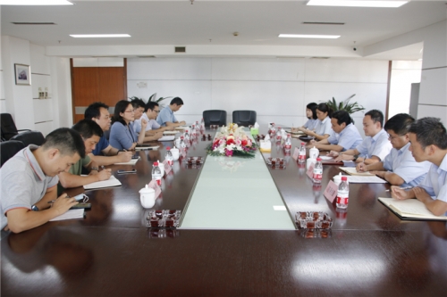 【领导关怀】同商共谋  将产改工作进行到底——浙江省总工会、省建设建材工会、市总工会、市建设工会领导一行走访尊龙凯时官方网站调研指导